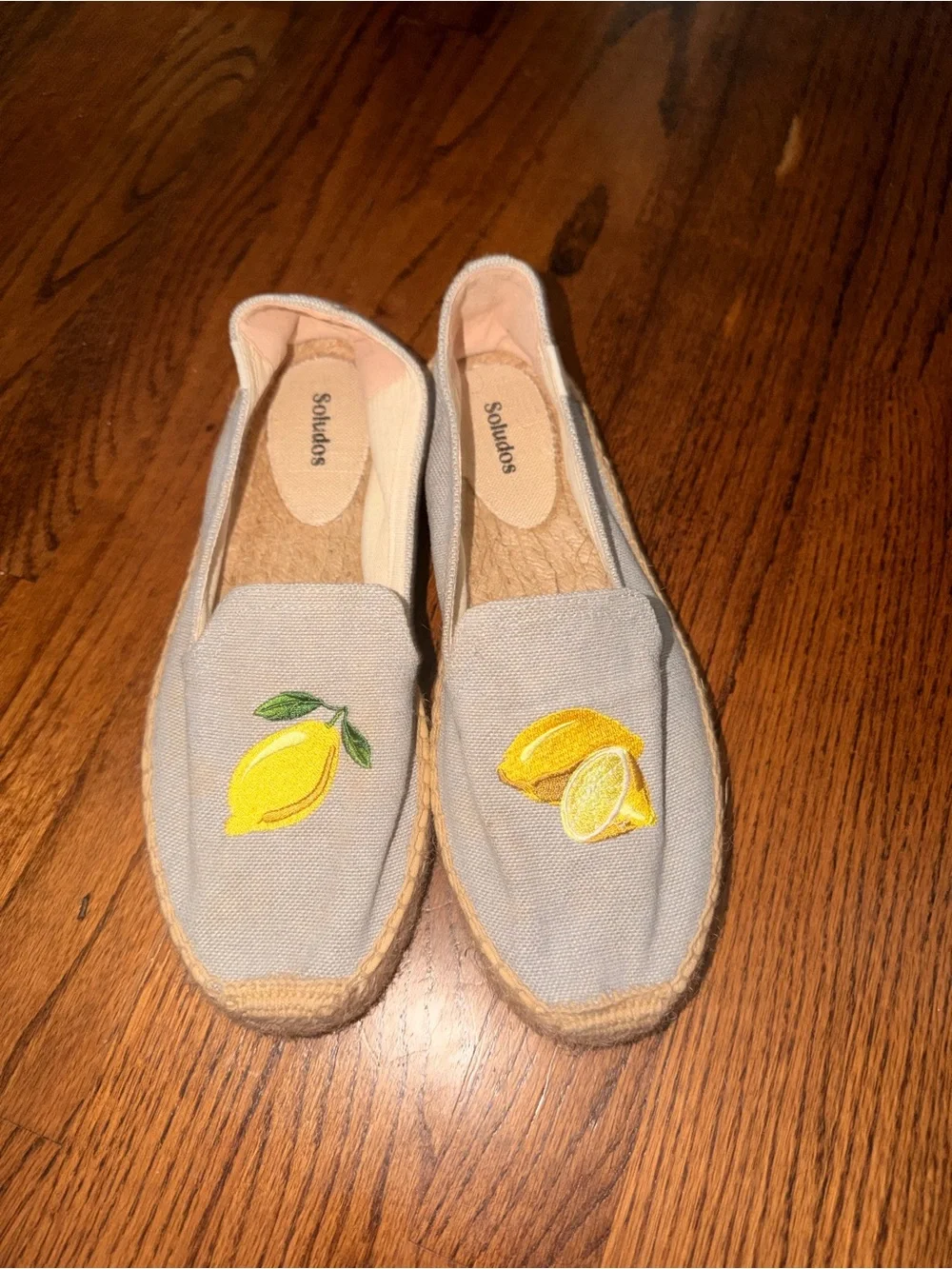 Soludos Women's Lemon Embroidered Espadrilles